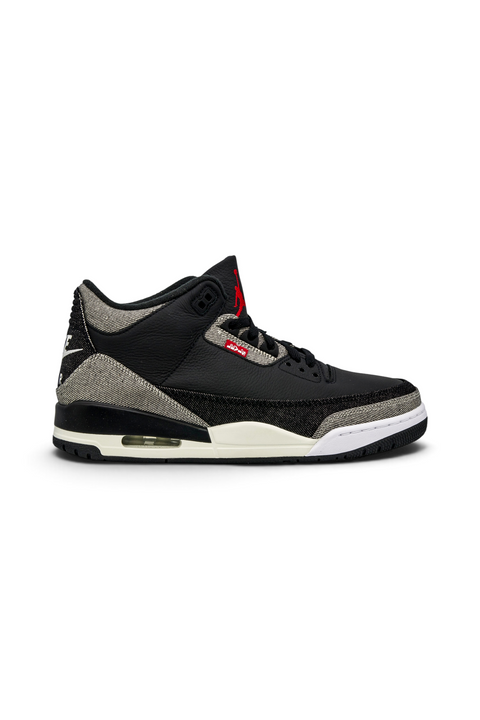 Jordan 3 Retro x Levis Black