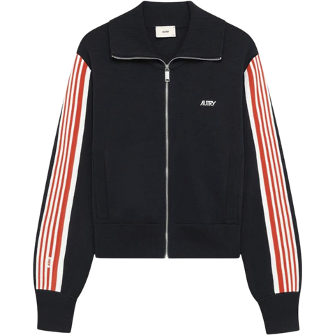 AUTRY KNITTED VISCOSE FULL ZIP JACKET WOMAN
