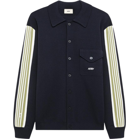 AUTRY KNITTED VISCOSE SHIRT JACKET MAN