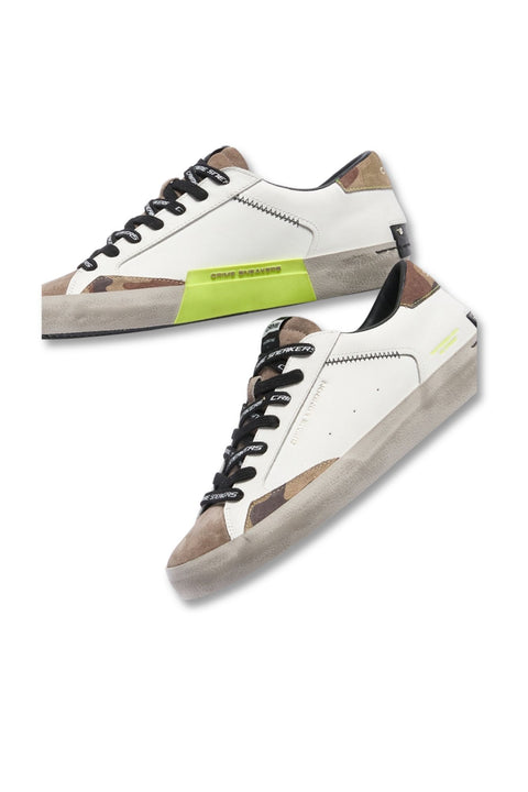 CRIME LONDON - Distressed Lime Camouflage