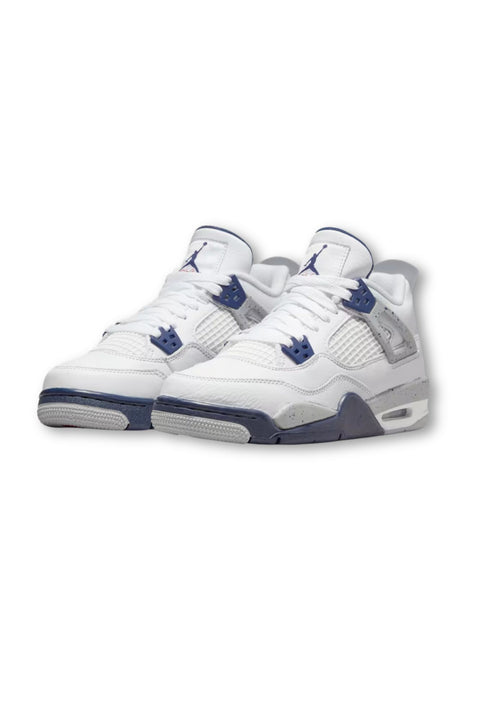 NIKE - Air Jordan 4 Retro White Midnight Navy