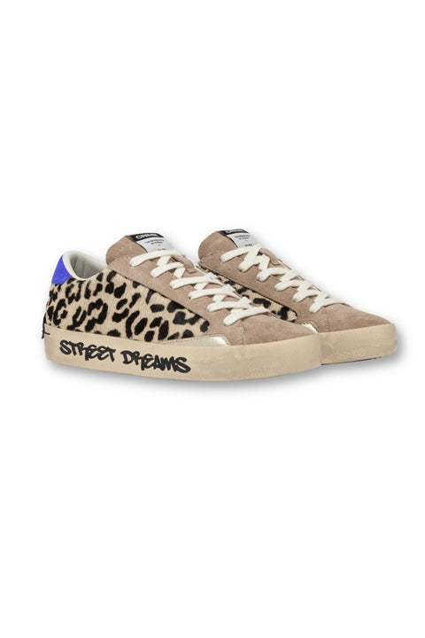 CRIME LONDON - Distressed Black Cheetah