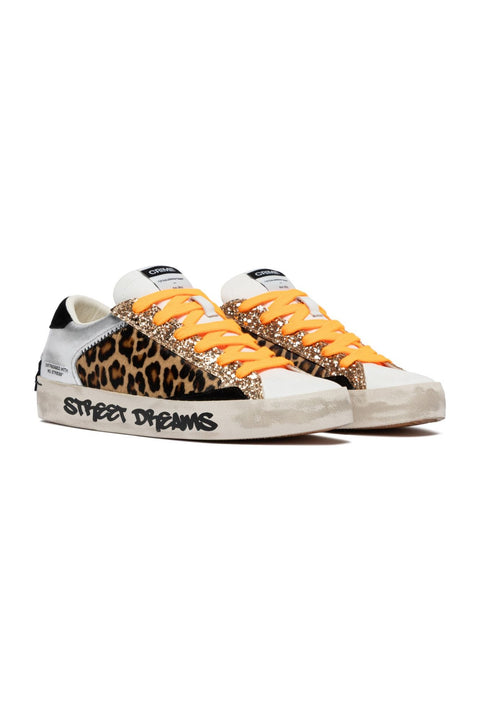 CRIME LONDON - Distressed Cheetah Silver