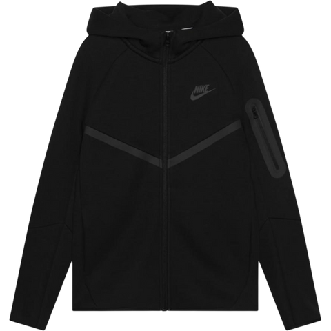 Nike Tech Fleece Zip Hoodie Black (GS)