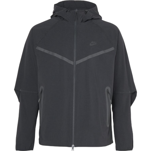 NIKE Tech Woven Windrunner Full-Zip Jacket BLACK