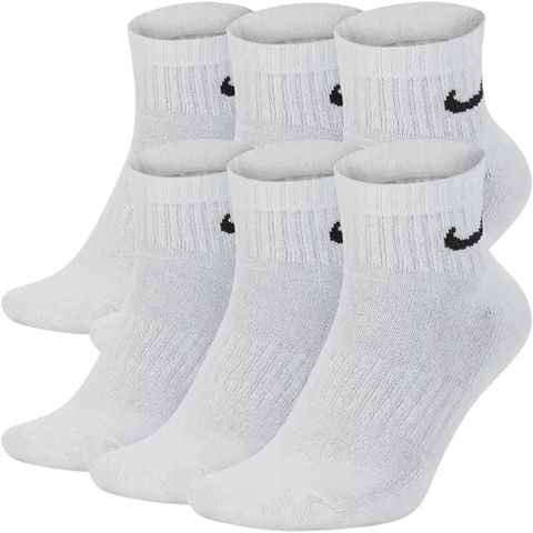 Nike Everyday Cushioned Socks White (6 pack)