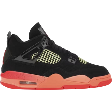 Jordan 4 Retro Black Infrared Barely Volt (GS)