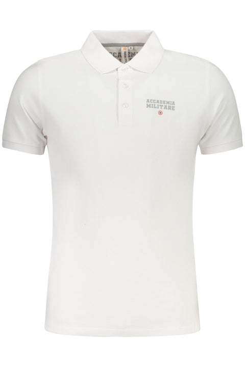 Accademia Militare Polo Maniche Corte Uomo Bianco