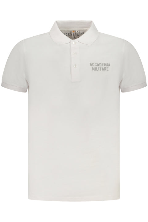 Accademia Militare Polo Maniche Corte Uomo Bianco