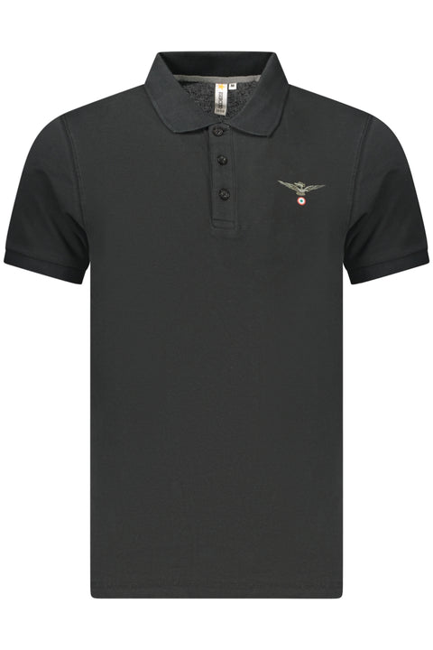 Accademia Militare Polo Maniche Corte Uomo Nero