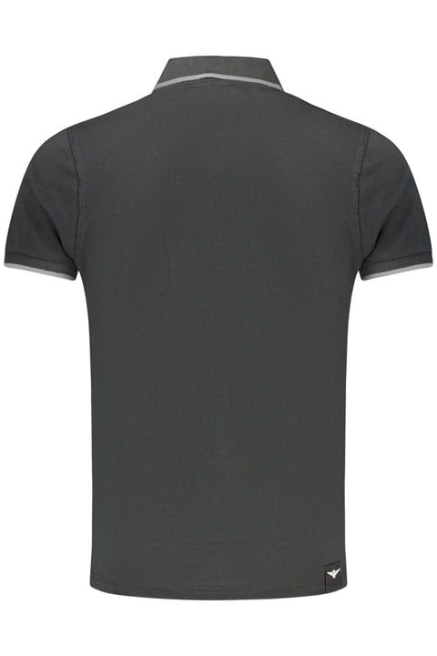 Accademia Militare Polo Maniche Corte Uomo Nero