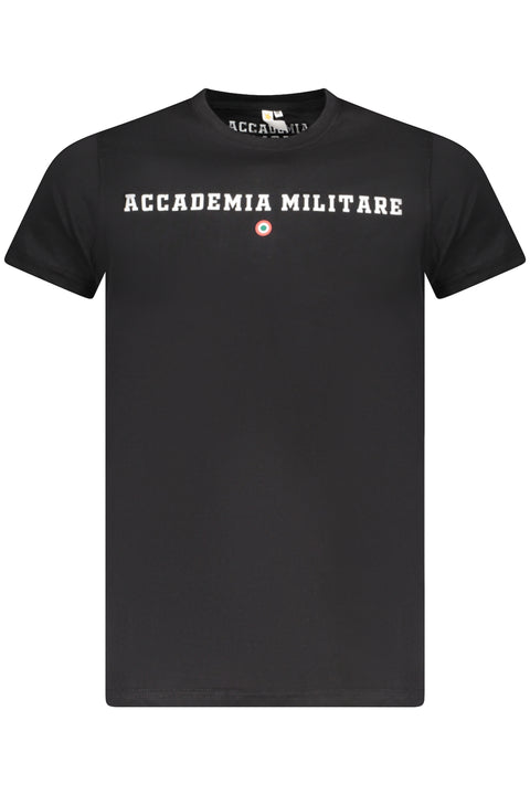 Accademia Militare T-Shirt Maniche Corte Uomo Nero