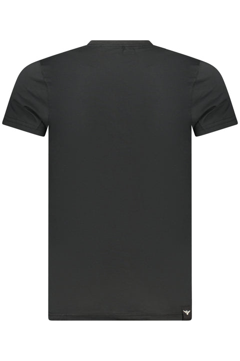 Accademia Militare T-Shirt Maniche Corte Uomo Nero