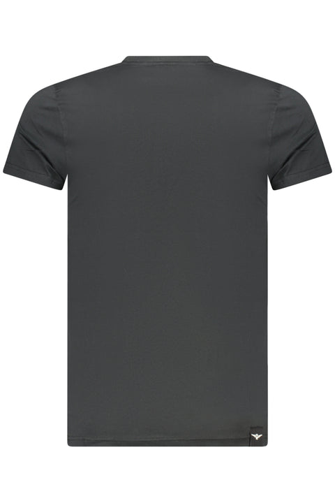 Accademia Militare T-Shirt Maniche Corte Uomo Nero