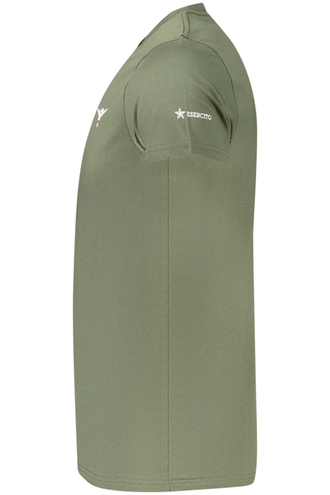 Accademia Militare T-Shirt Maniche Corte Uomo Verde
