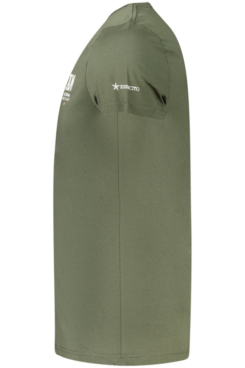 Accademia Militare T-Shirt Maniche Corte Uomo Verde