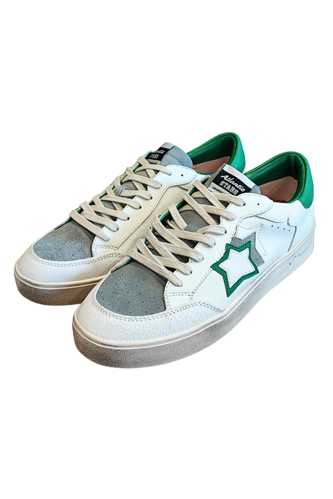 ATLANTIC STARS - Sneakers Uomo Atla White Green