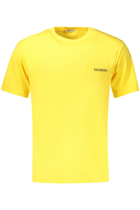 Bikkembergs T-Shirt Maniche Corte Uomo Giallo