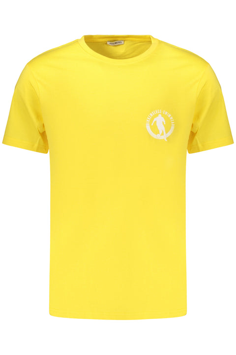 Bikkembergs T-Shirt Maniche Corte Uomo Giallo