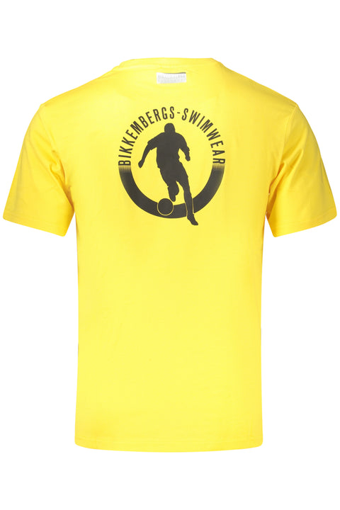 Bikkembergs T-Shirt Maniche Corte Uomo Giallo