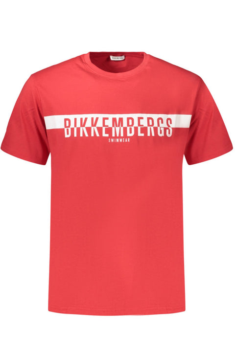 Bikkembergs T-Shirt Maniche Corte Uomo Rosso