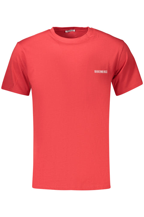 Bikkembergs T-Shirt Maniche Corte Uomo Rosso
