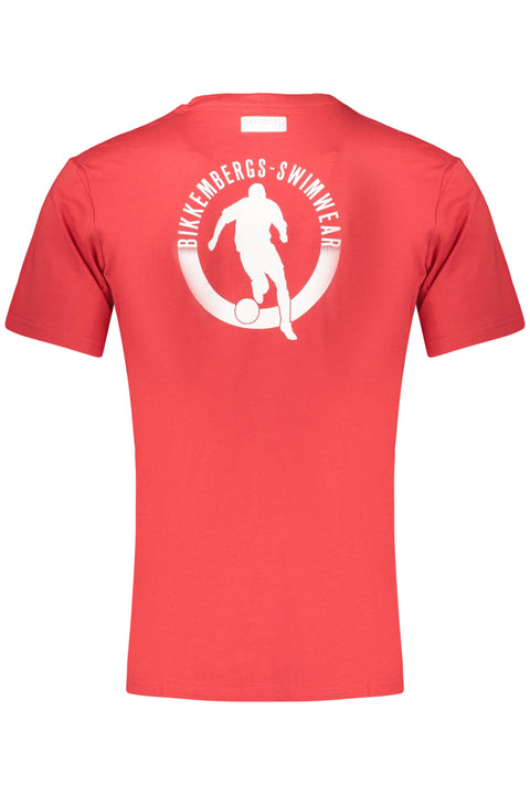 Bikkembergs T-Shirt Maniche Corte Uomo Rosso