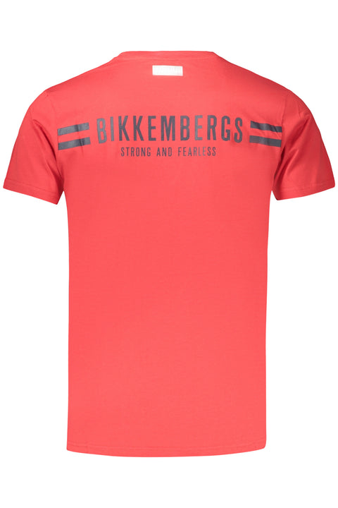 Bikkembergs T-Shirt Maniche Corte Uomo Rosso