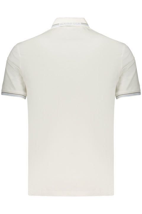 Blauer Apparel Polo Maniche Corte Uomo Bianco