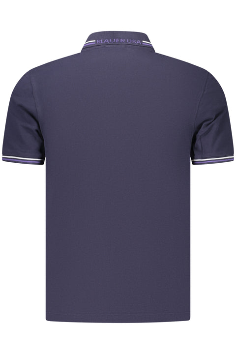 Blauer Apparel Polo Maniche Corte Uomo Blu