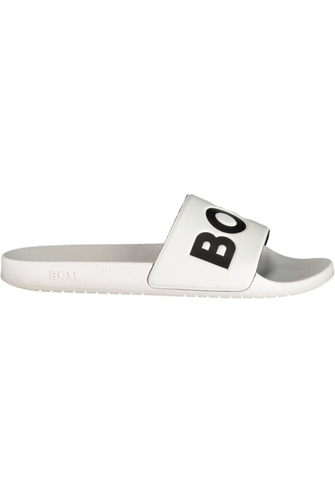 Boss Calzatura Ciabatta Uomo Bianco