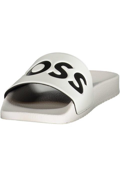 Boss Calzatura Ciabatta Uomo Bianco