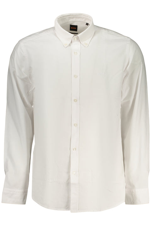 Boss Camicia Maniche Lunghe Uomo Bianco