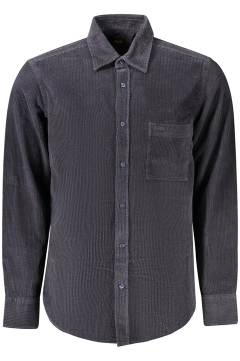 Boss Camicia Maniche Lunghe Uomo Blu
