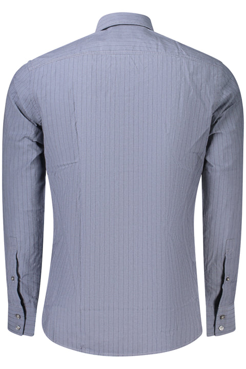 Boss Camicia Maniche Lunghe Uomo Blu