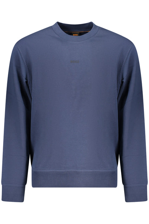 Boss Felpa Senza Zip Uomo Blu