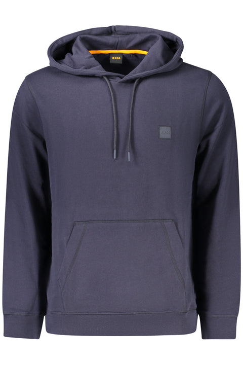Boss Felpa Senza Zip Uomo Blu