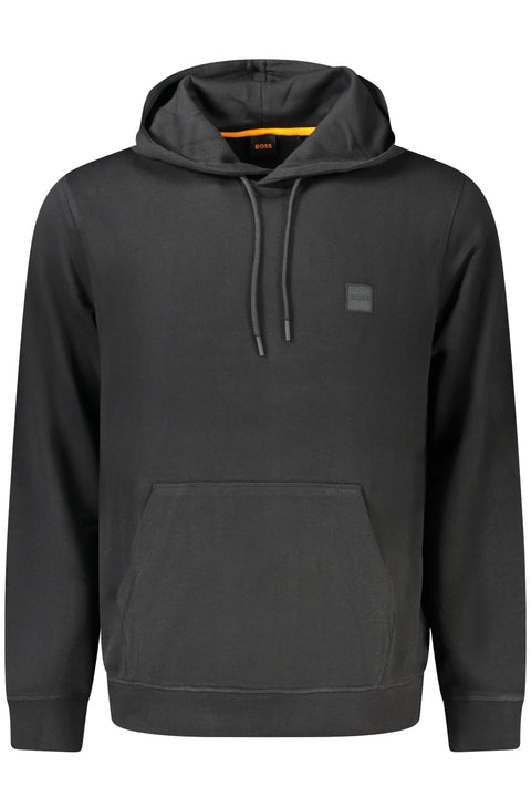 Boss Felpa Senza Zip Uomo Nero