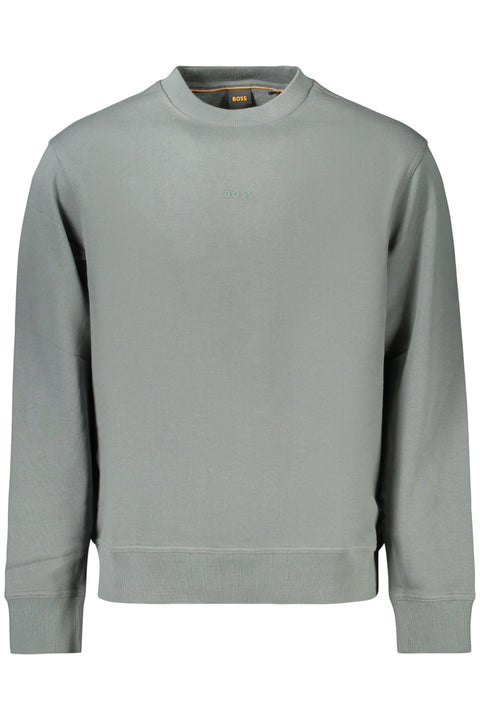 Boss Felpa Senza Zip Uomo Verde