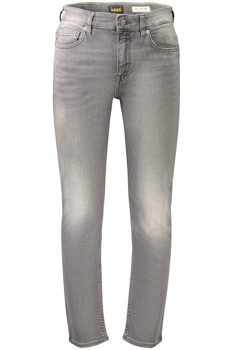 Boss Jeans Denim Uomo Grigio