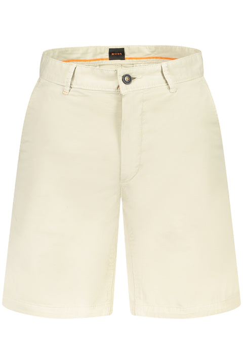 Boss Pantalone Bermuda Uomo Beige
