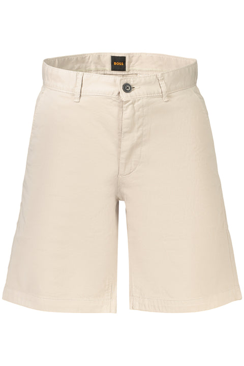 Boss Pantalone Bermuda Uomo Beige