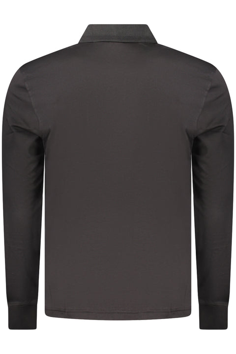 Boss Polo Maniche Lunghe Uomo Nero