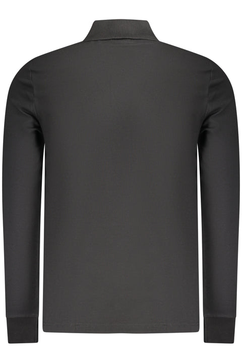 Boss Polo Maniche Lunghe Uomo Nero