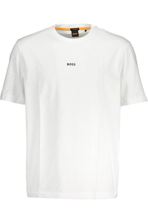 Boss T-Shirt Maniche Corte Uomo Bianco