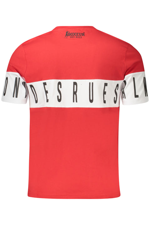 Boxeur Des Rues T-Shirt Maniche Corte Uomo Rosso