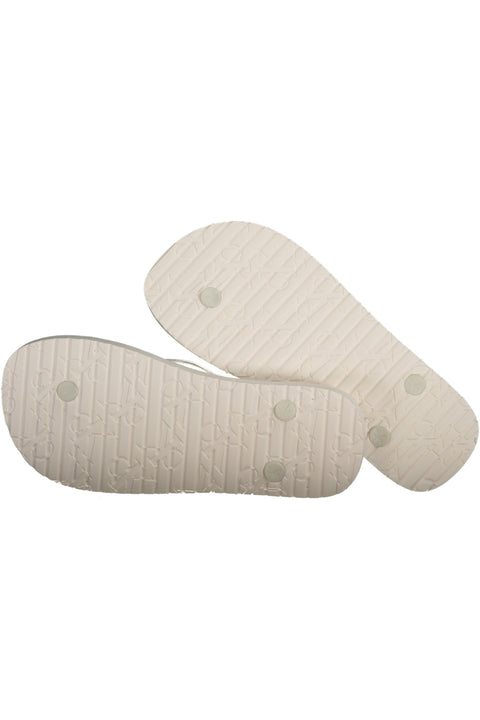 Calvin Klein Calzatura Ciabatta Donna Bianco