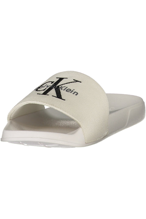 Calvin Klein Calzatura Ciabatta Donna Bianco