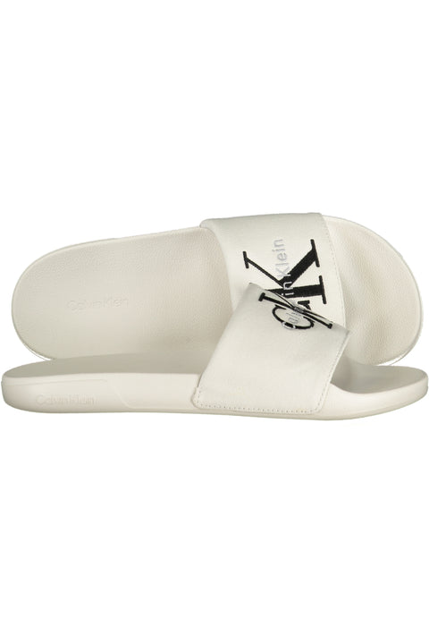 Calvin Klein Calzatura Ciabatta Uomo Bianco