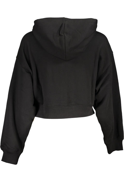 Calvin Klein Felpa Con Zip Donna Nero